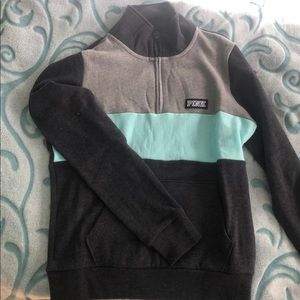PINK quarter zip xs